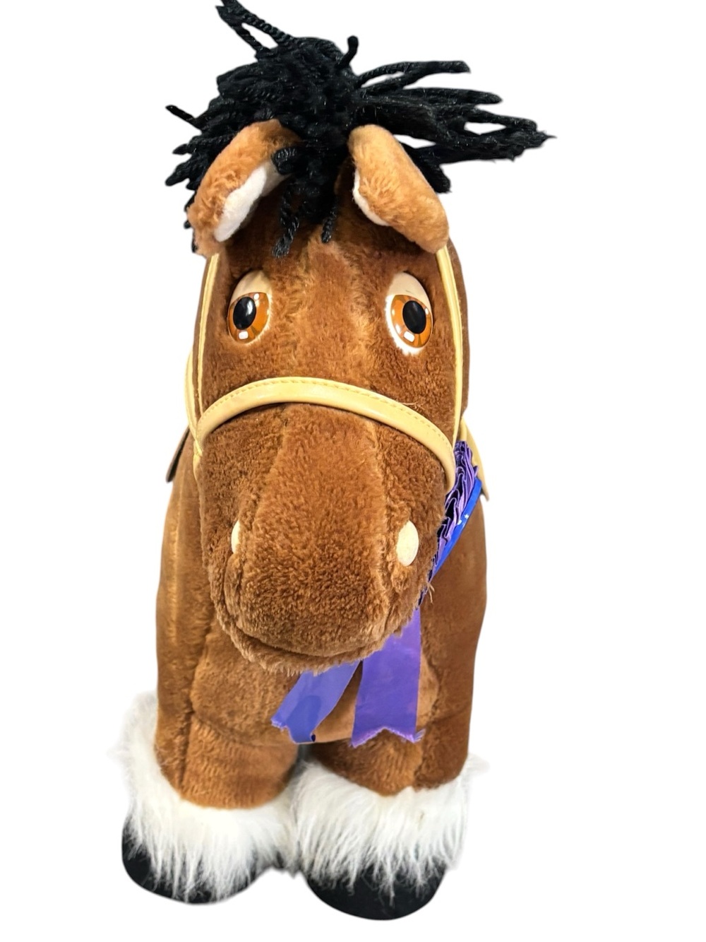 1984 Coleco Cabbage Patch Kids Show Pony With 1st Place Ribbon & Saddle Plush - Picture 12 of 12